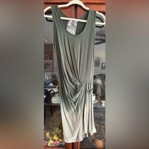 Young Fabulous & Broke Olive and Cream Mini Dress
